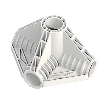 Corner Ø25mm 4 axes K shape