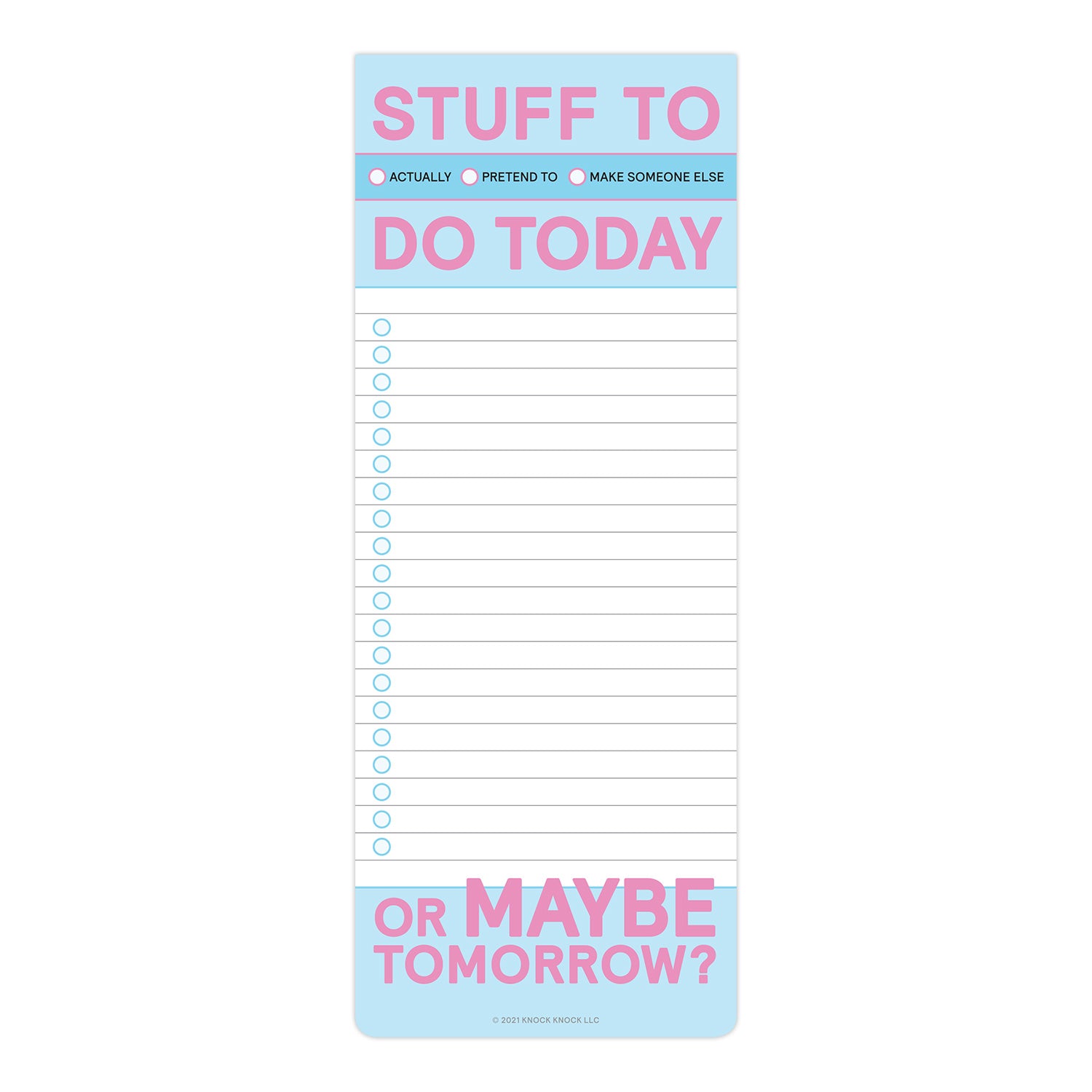 Stuff to Do Today Make-a-List Pad - 2