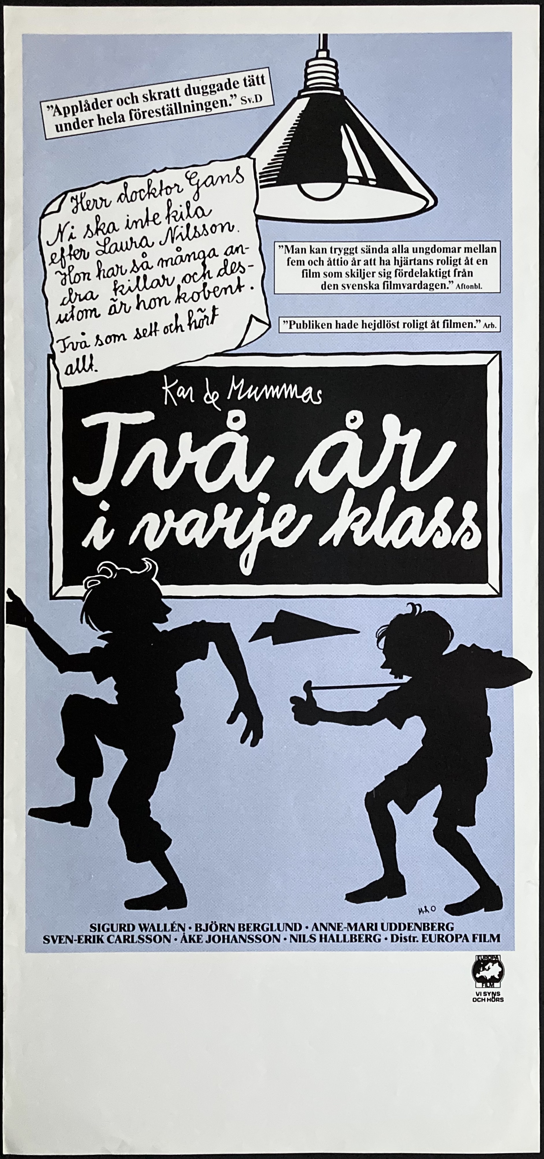 TVÅ ÅR I VARJE KLASS (1938)