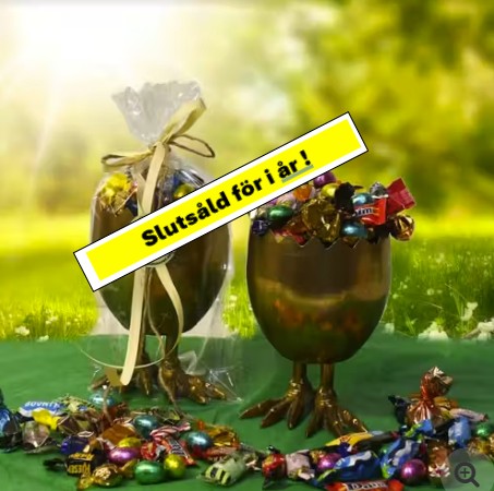 PÅSKÄGG PÅ FOT 800gram  