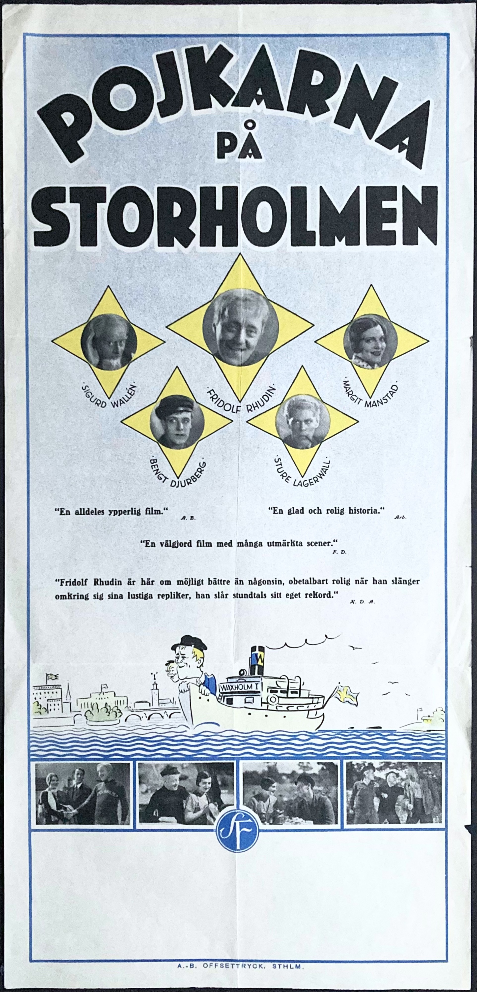 POJKARNA PÅ STORHOLMEN (1932)