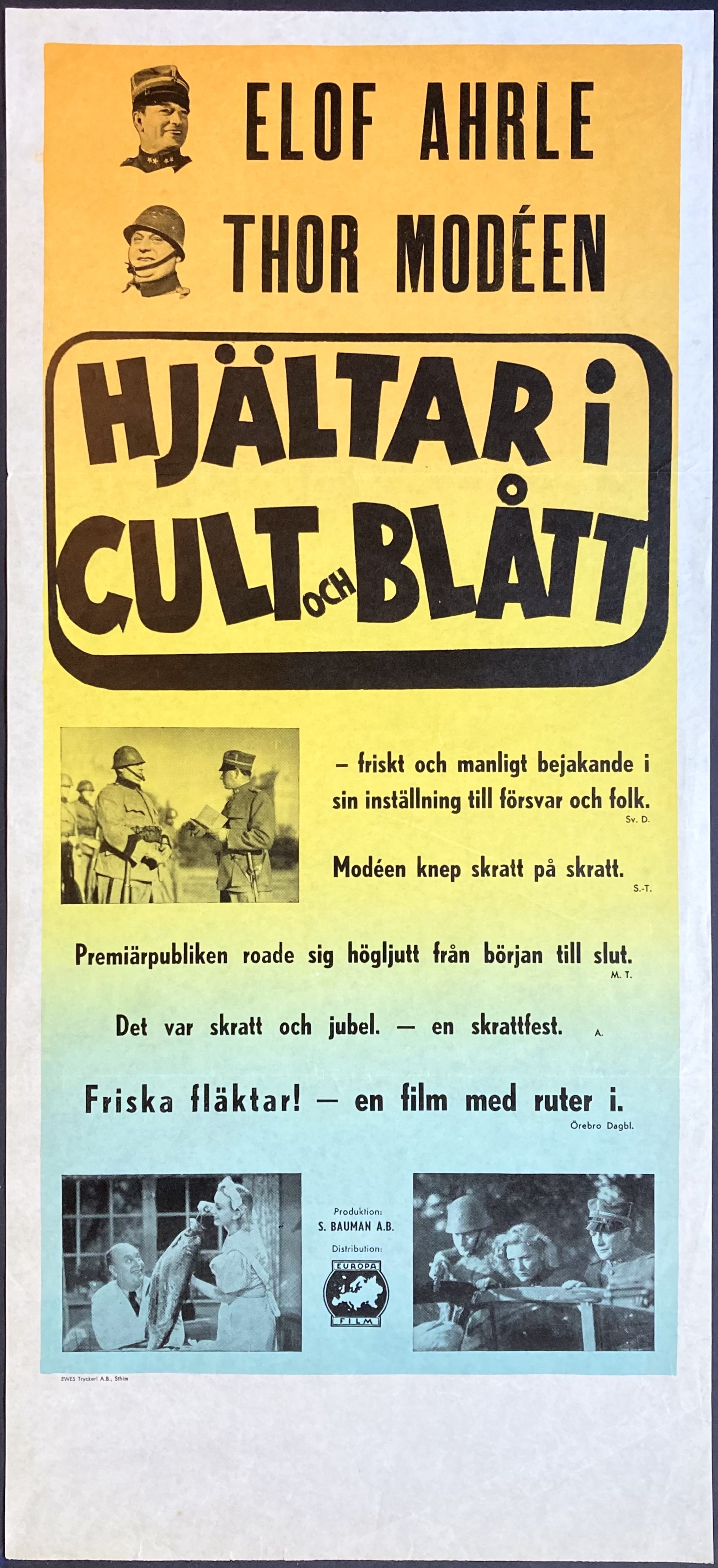 HJÄLTAR I GULT OCH BLÅTT (1940)