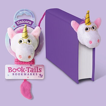 Läskompis : Book-Tails Bookmark Unicorn - Plyschbokmärke Enhörning