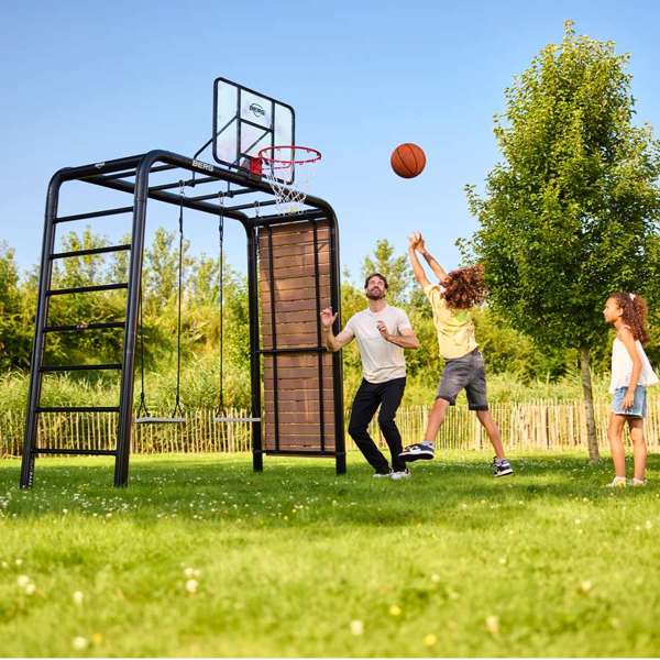BERG Playbase lekställning/utegym 285x100x245(bxdxh) - 4