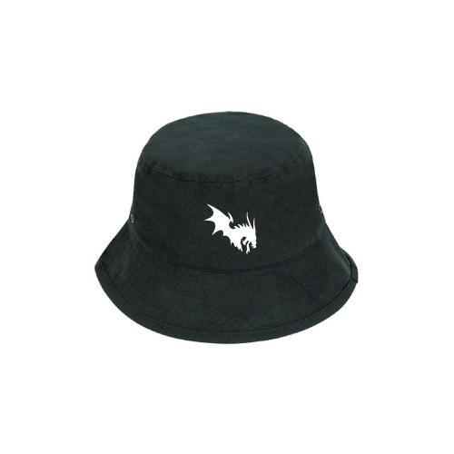 NärCon White Dragon Bucket Hat Black