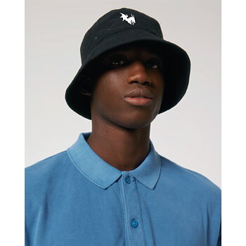 NärCon White Dragon Bucket Hat Black