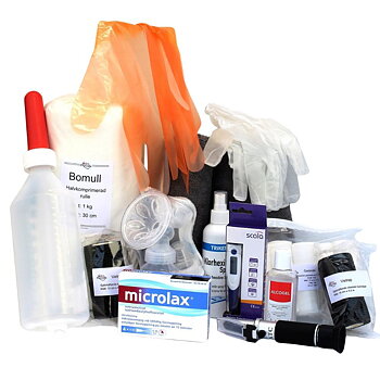 VetProvide fölkit med refraktometer, nappflaska, bröstpump och hygienartiklar.
