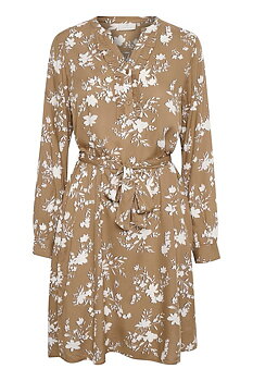 KAvibe Dress Sand White Flower Kaffe