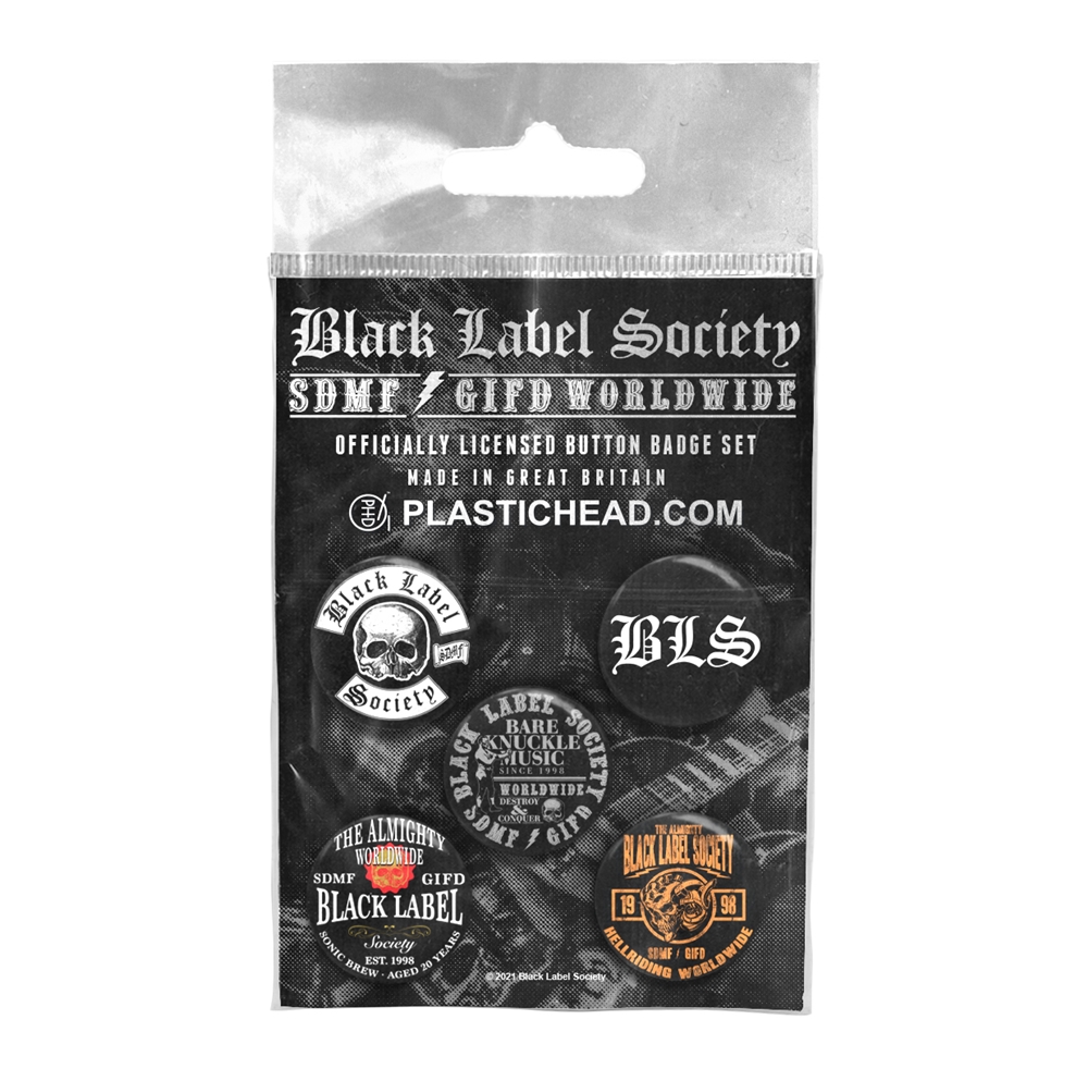 Black Label Society Badge Pack
