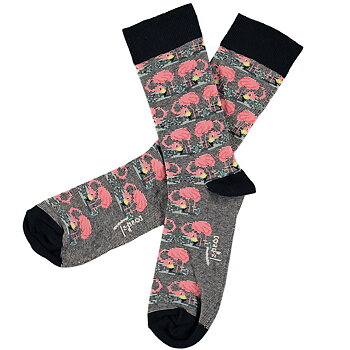 Herrstrumpor FLAMINGO 2 Marinblå