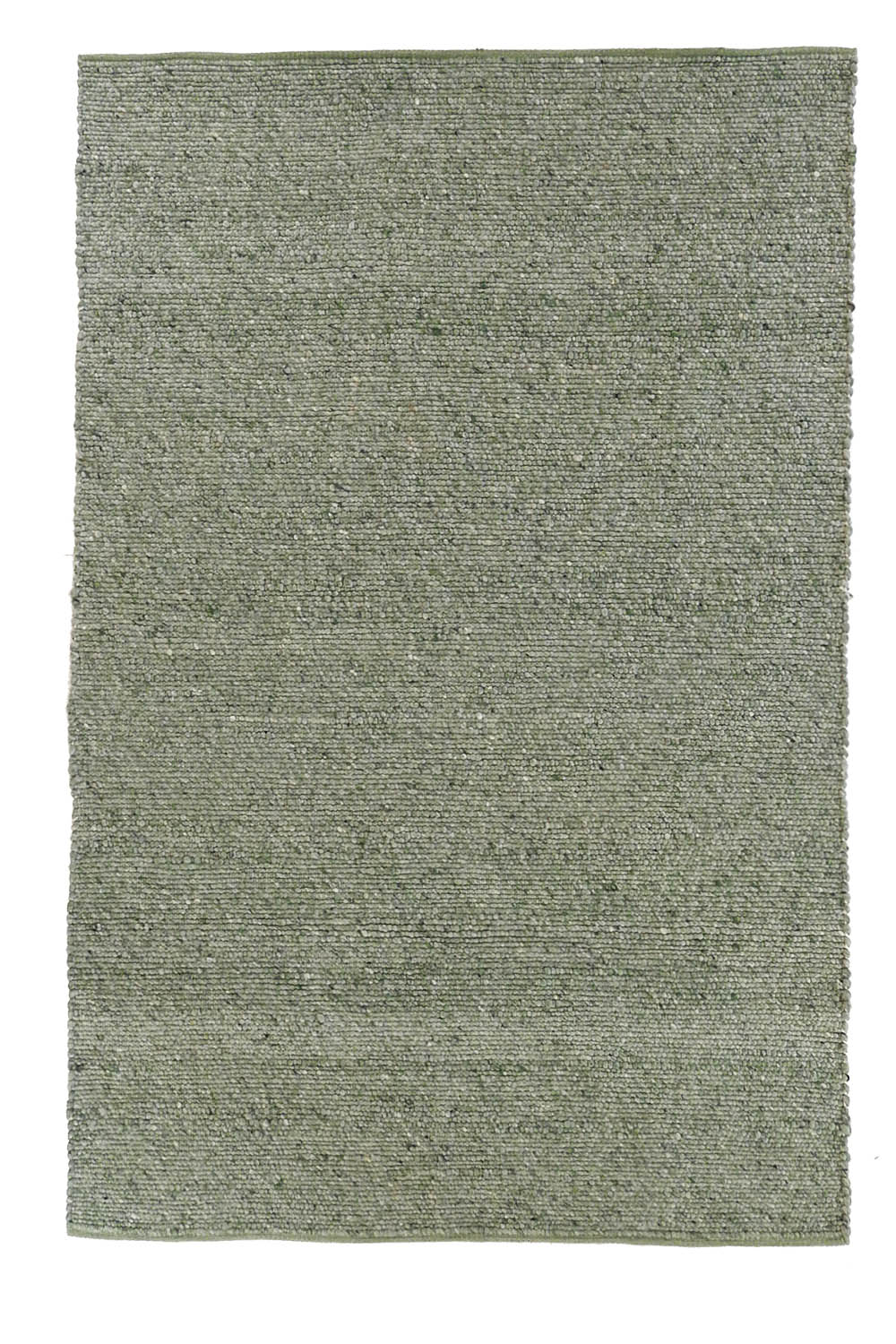 Ullmatta Gotland- 160x230- Grön - Handvävd modern matta