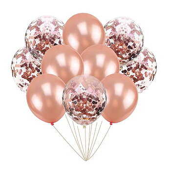 Ballongbukett | 10-pack | Rosé