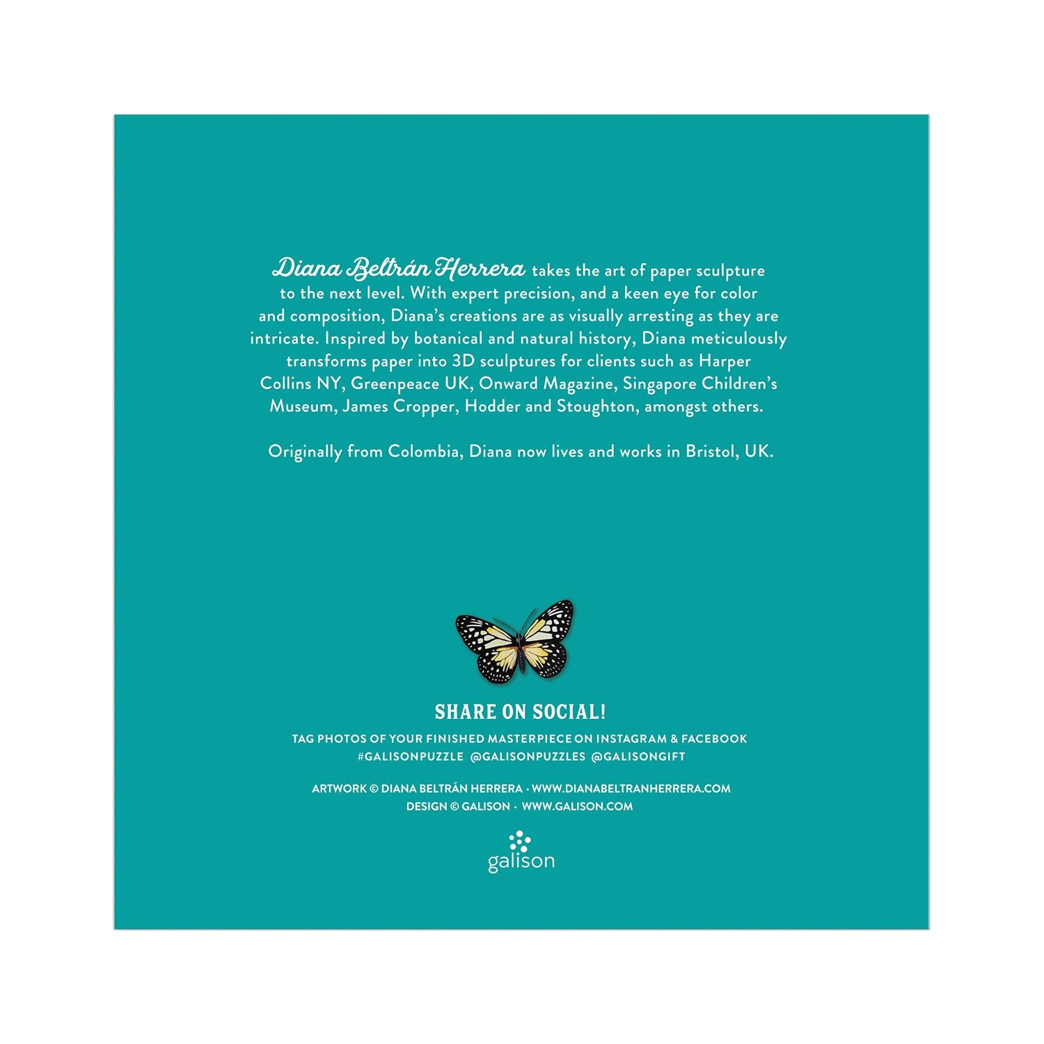 Butterfly Botanica, 500 Piece Puzzle with Shaped Pieces - 4