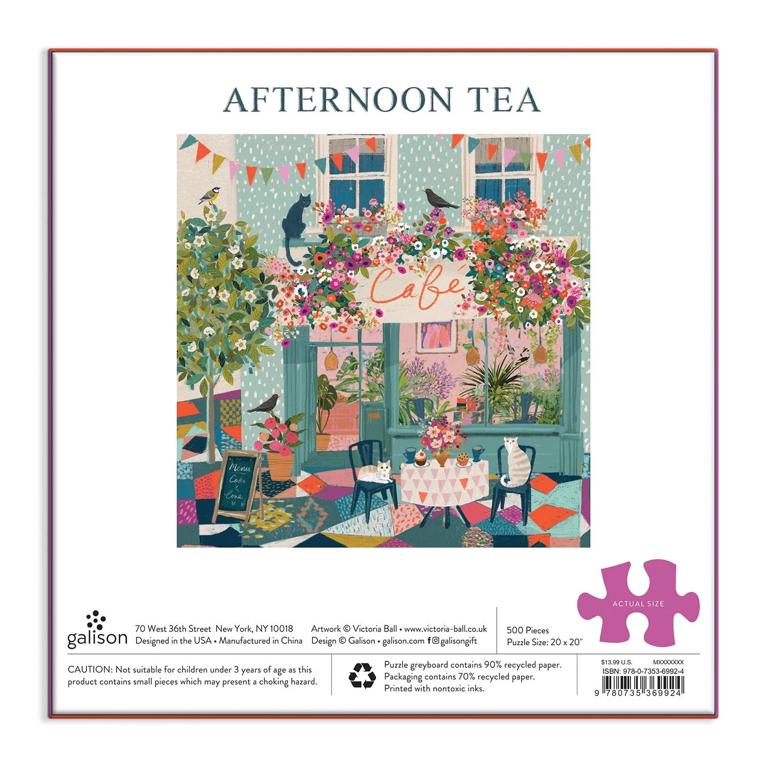 Afternoon Tea, 500 Piece Jigsaw Puzzle - 5