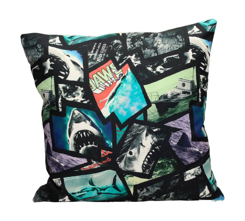 Jaws: Poster Collage Square Cushion - 2