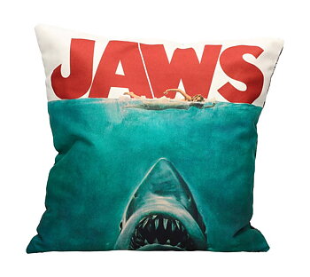 Jaws: Poster Collage Square Cushion
