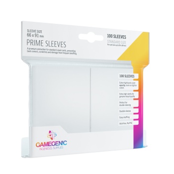 Gamegenic - Prime Sleeves White (100 Sleeves)