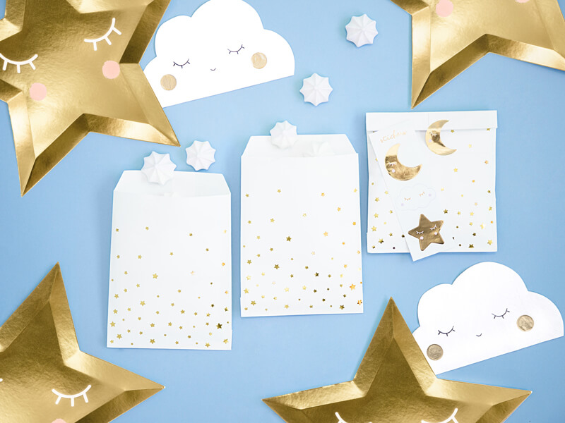 Servetter Moln - Guld 20-pack - 3