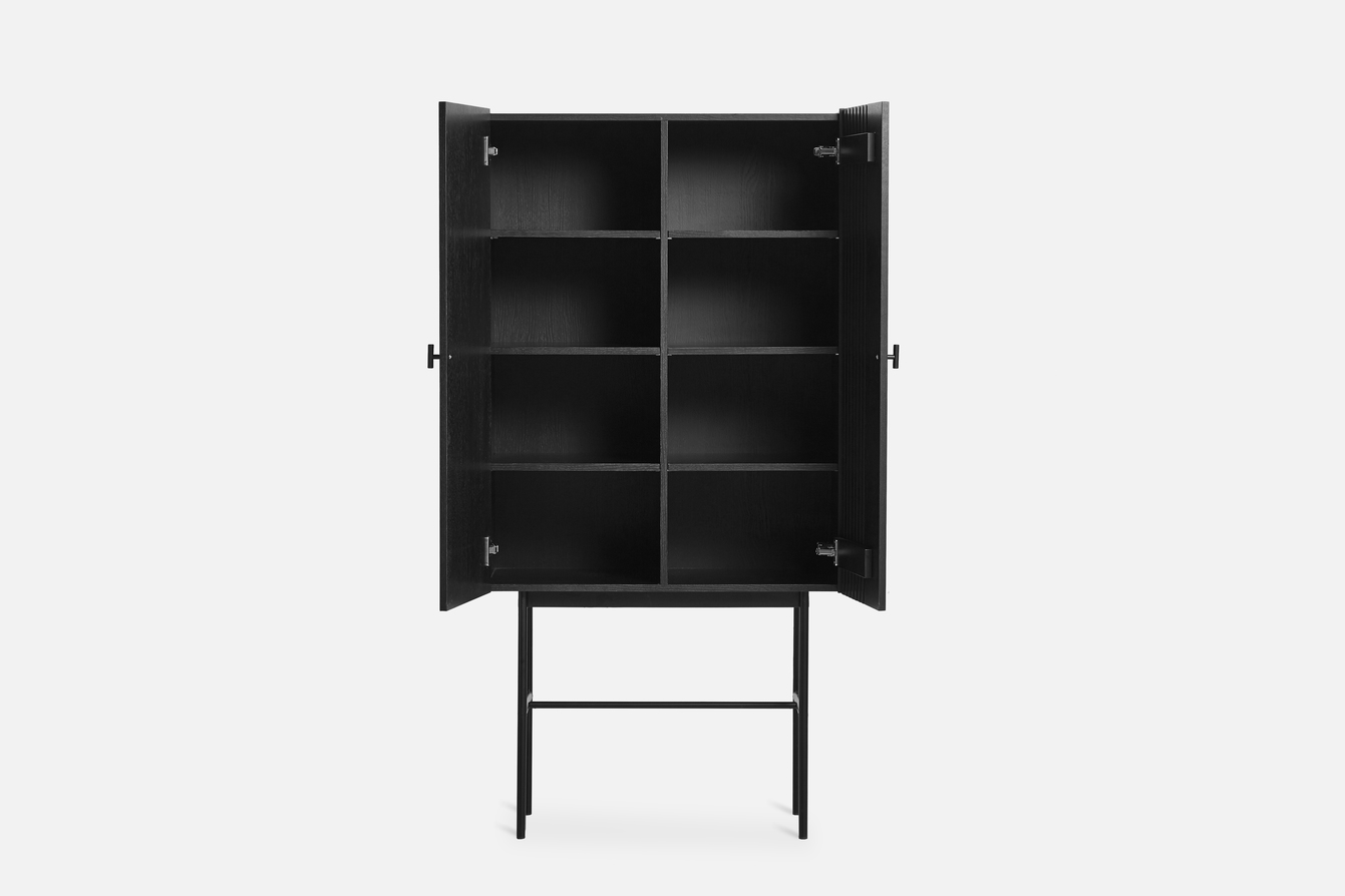 Woud-highboard ,Array -skåp - 2