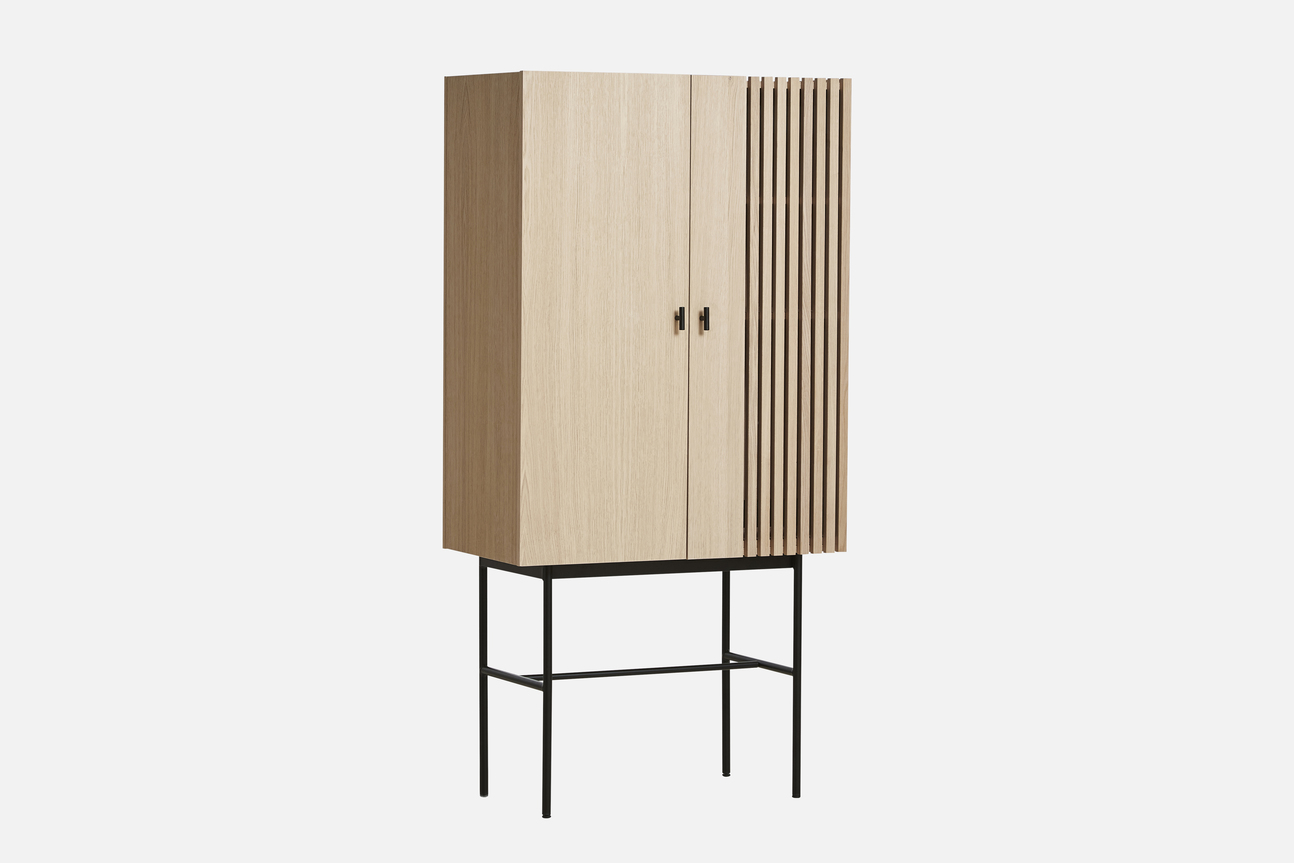 Woud-highboard ,Array -skåp - 4