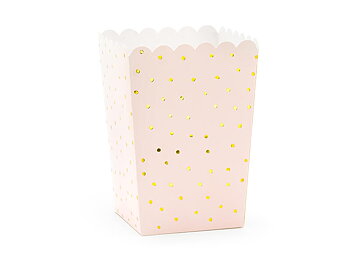 Popcornboxar Ljusrosa 6-pack