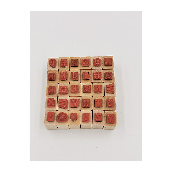 Hero Arts Rubber Stamps Second Hand - Dot Letter Alphabet 