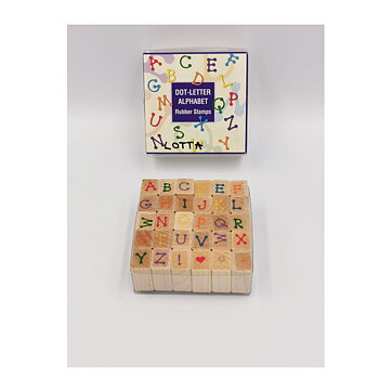 Hero Arts Rubber Stamps Second Hand - Dot Letter Alphabet 