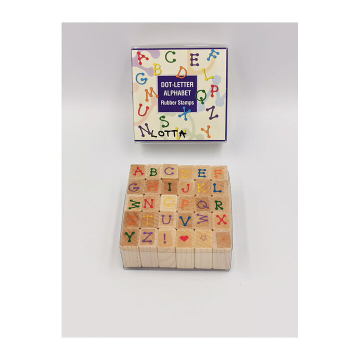 Hero Arts Rubber Stamps Second Hand - Dot Letter Alphabet 