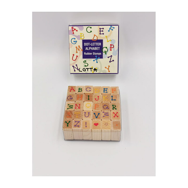 Hero Arts Rubber Stamps Second Hand - Dot Letter Alphabet 