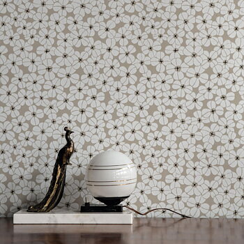 TAPET FLOWER SHOWER, Chalk White