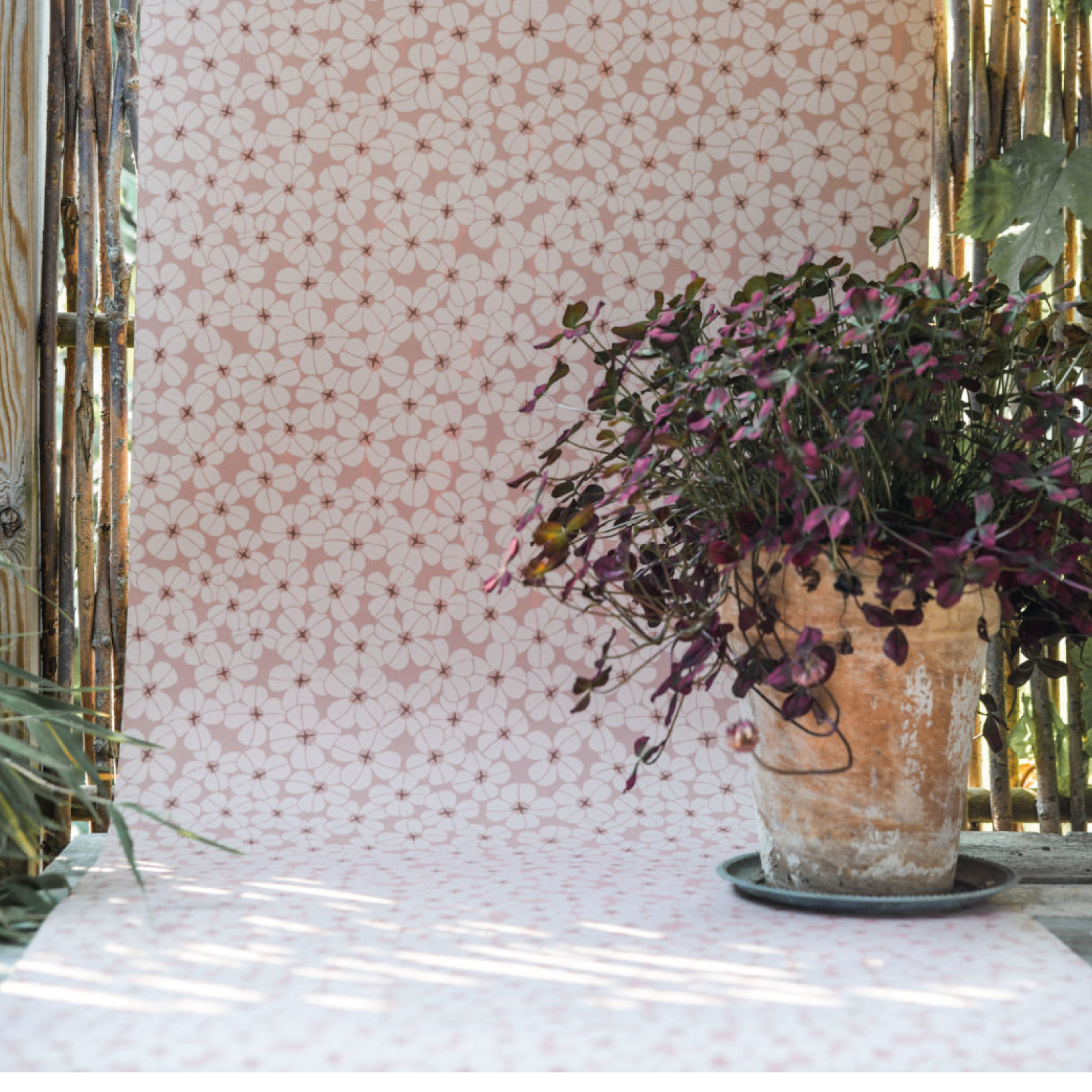 TAPET FLOWER SHOWER, Dusty Pink - 2