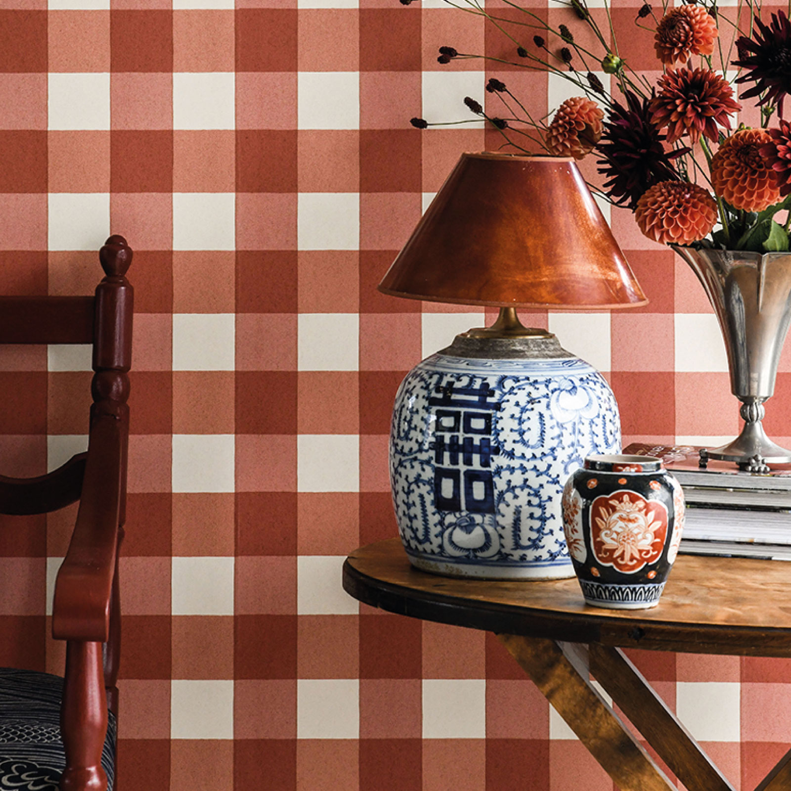 TAPET PICNIC, Brick Red