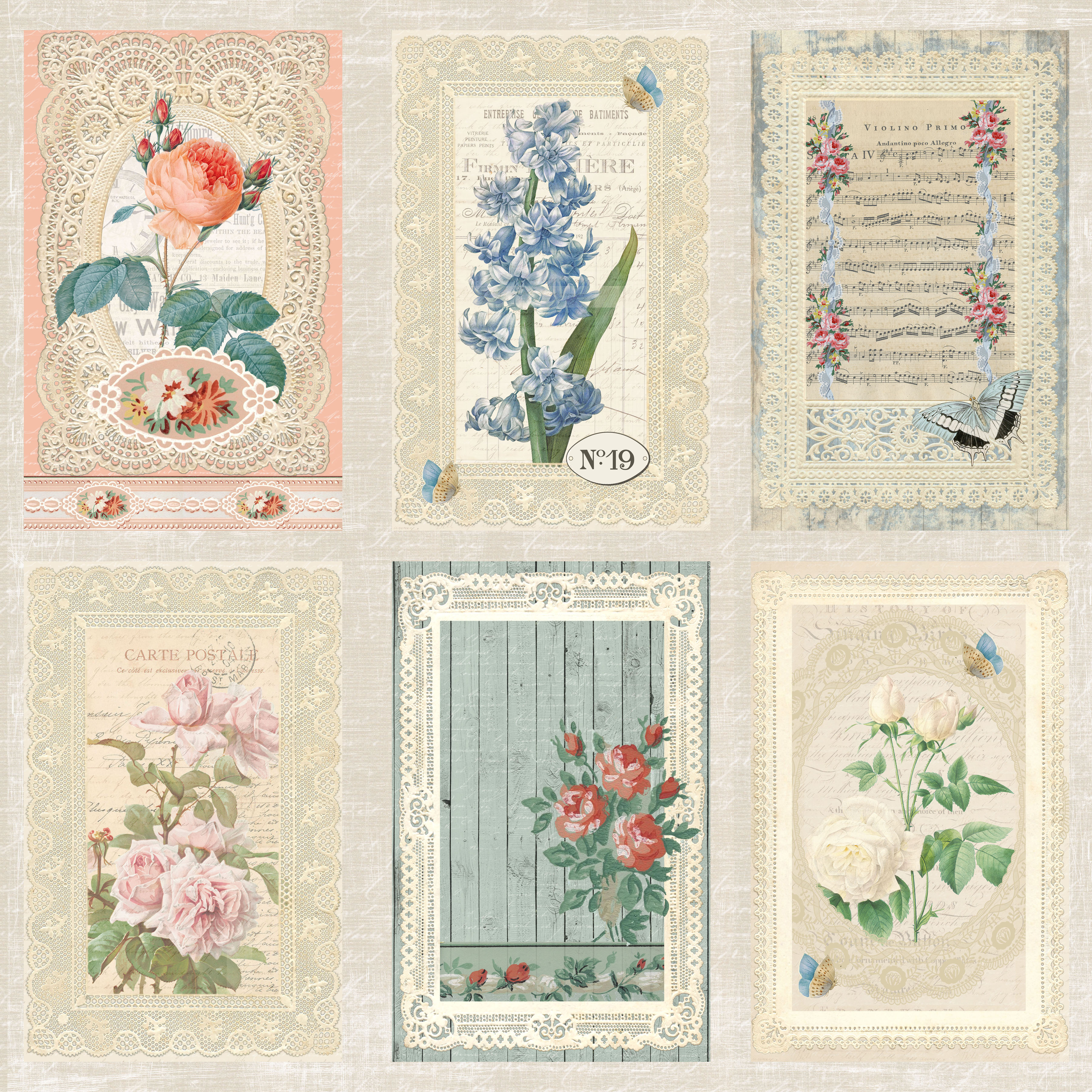 Romantico  Collection pack 6x6 - 10