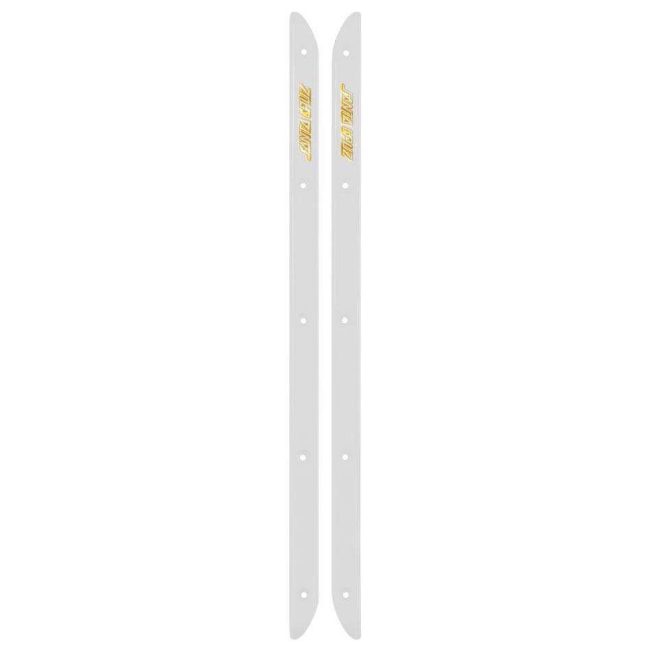 Santa Cruz Skateboard Deck Rails Slimline HSR White