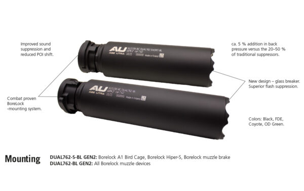 Ase Utra Ljuddämpare DUAL 762 Short Gen 2 - 3