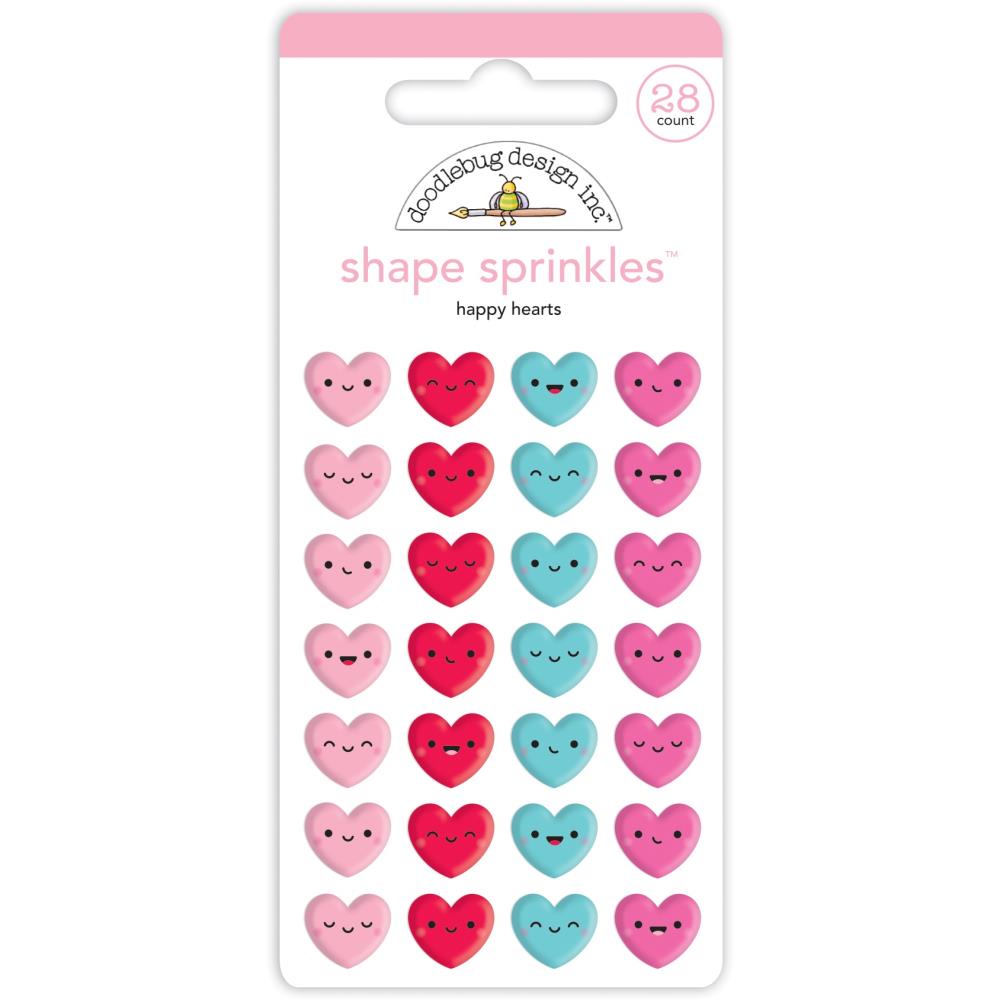   Doodlebug - Shape sprinkles - Happy Hearts