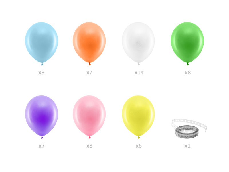 Ballongbåge | 2 m | Regnbåge - 1