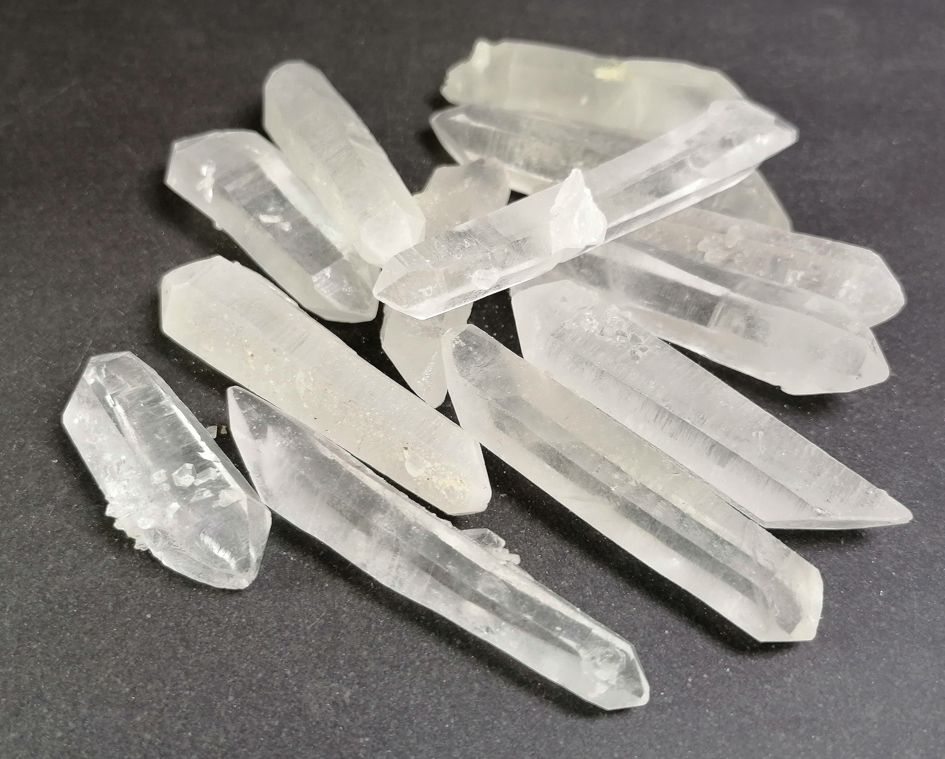 Dubbelterminerad Lemurian Spets /Laserstav