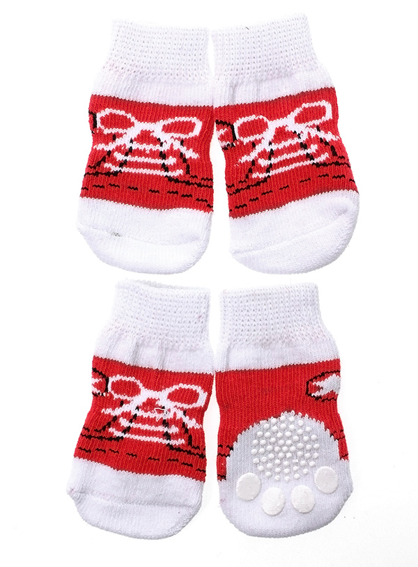 Urban Pup Träning 4-Pack Hundsockar Med Antiglid