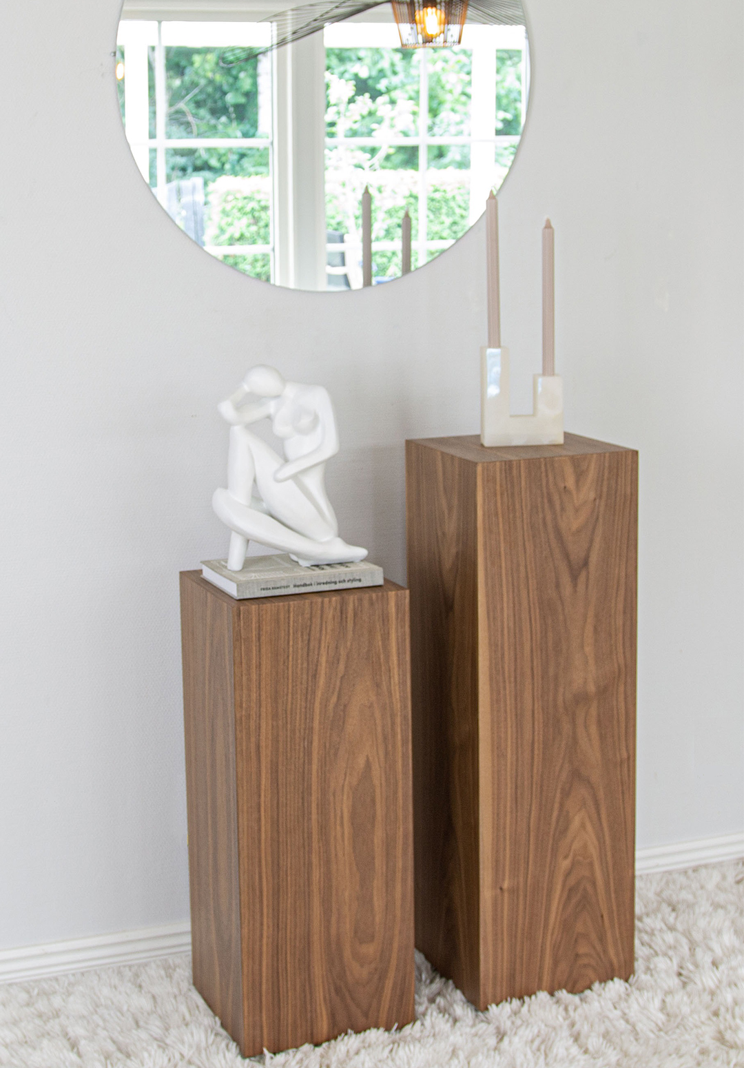 Piedestal valnöt 100 cm - 4
