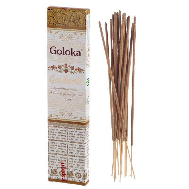Goloka Premium rökelsestickor  - Good Earth - Agarwood Masala