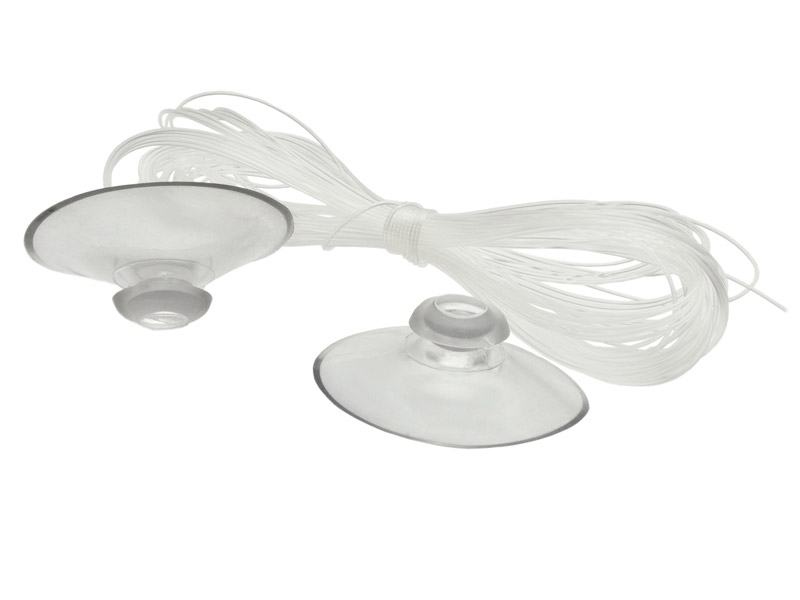 Sugproppar med fiskelina | 6-pack | Transparenta