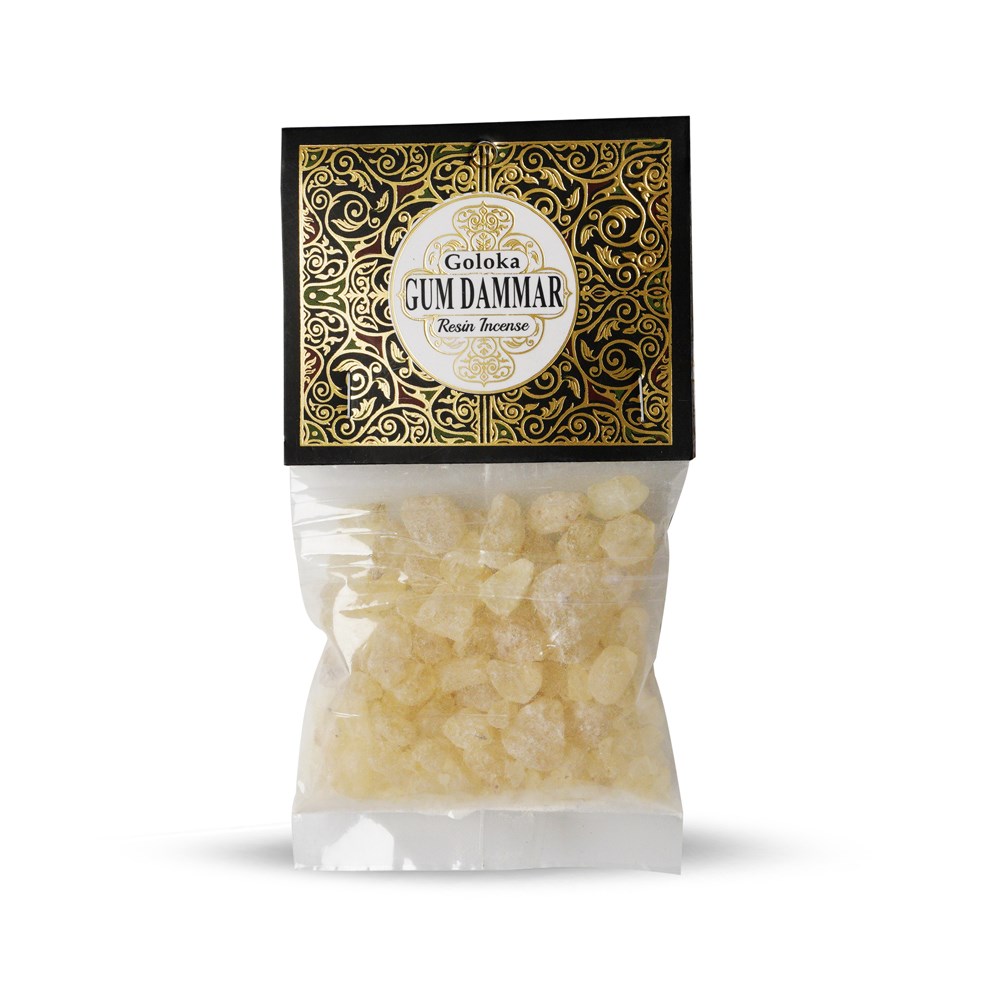 Goloka Rökelse Kåda Gum Dammar - 30gram