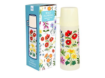 Rex London : Wild Flowers - Ståltermos 35 cl med kopp