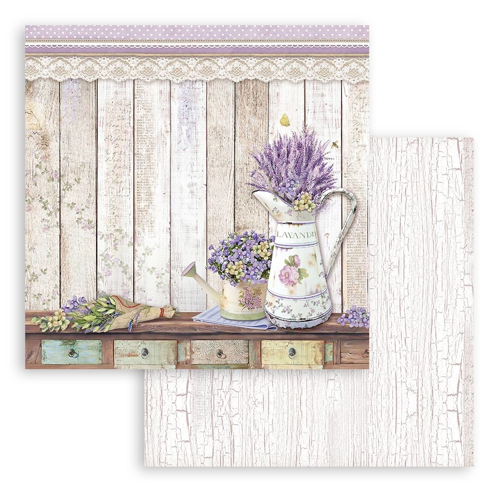 Stamperia Paper Pad 12X12 - Provence - 3