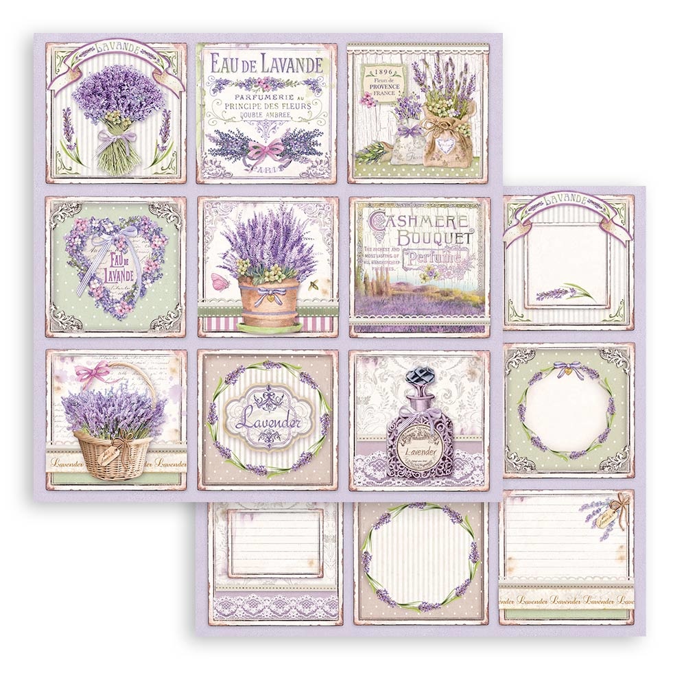 Stamperia Paper Pad 12X12 - Provence - 4