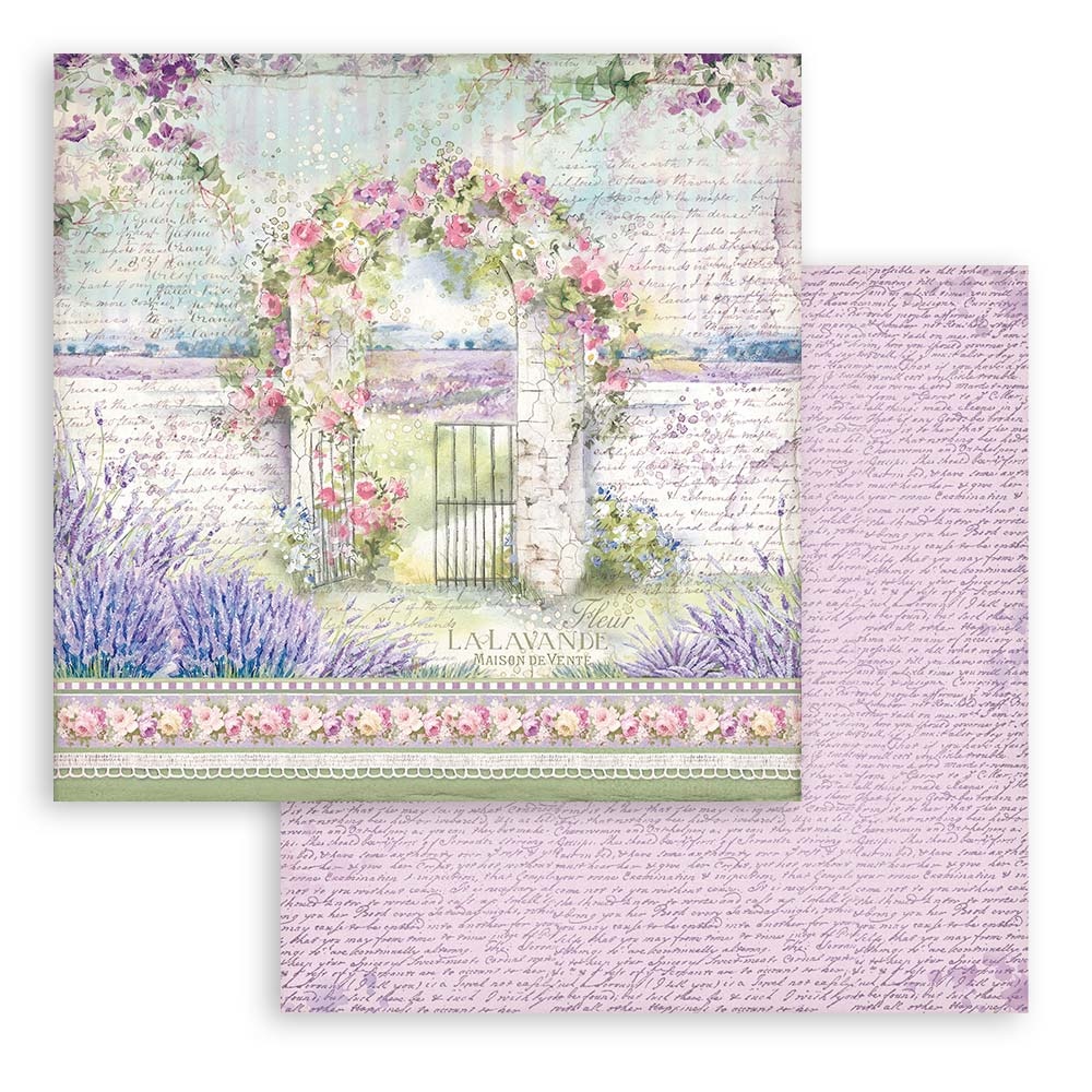 Stamperia Paper Pad 12X12 - Provence - 10