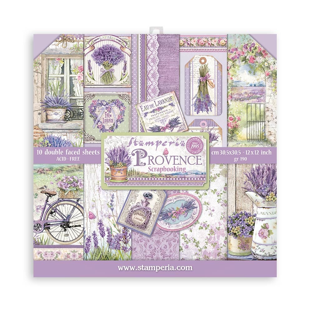 Stamperia Paper Pad 12X12 - Provence