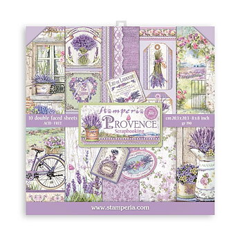 Stamperia Paper Pad 8X8 - Provence