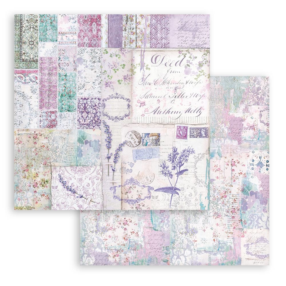 Stamperia Paper Pad 8X8 - Provence - 5